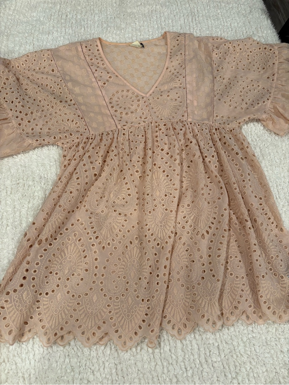 Anthropologie Akemi + Kin Brooke eyelet Swing Dress. Size S